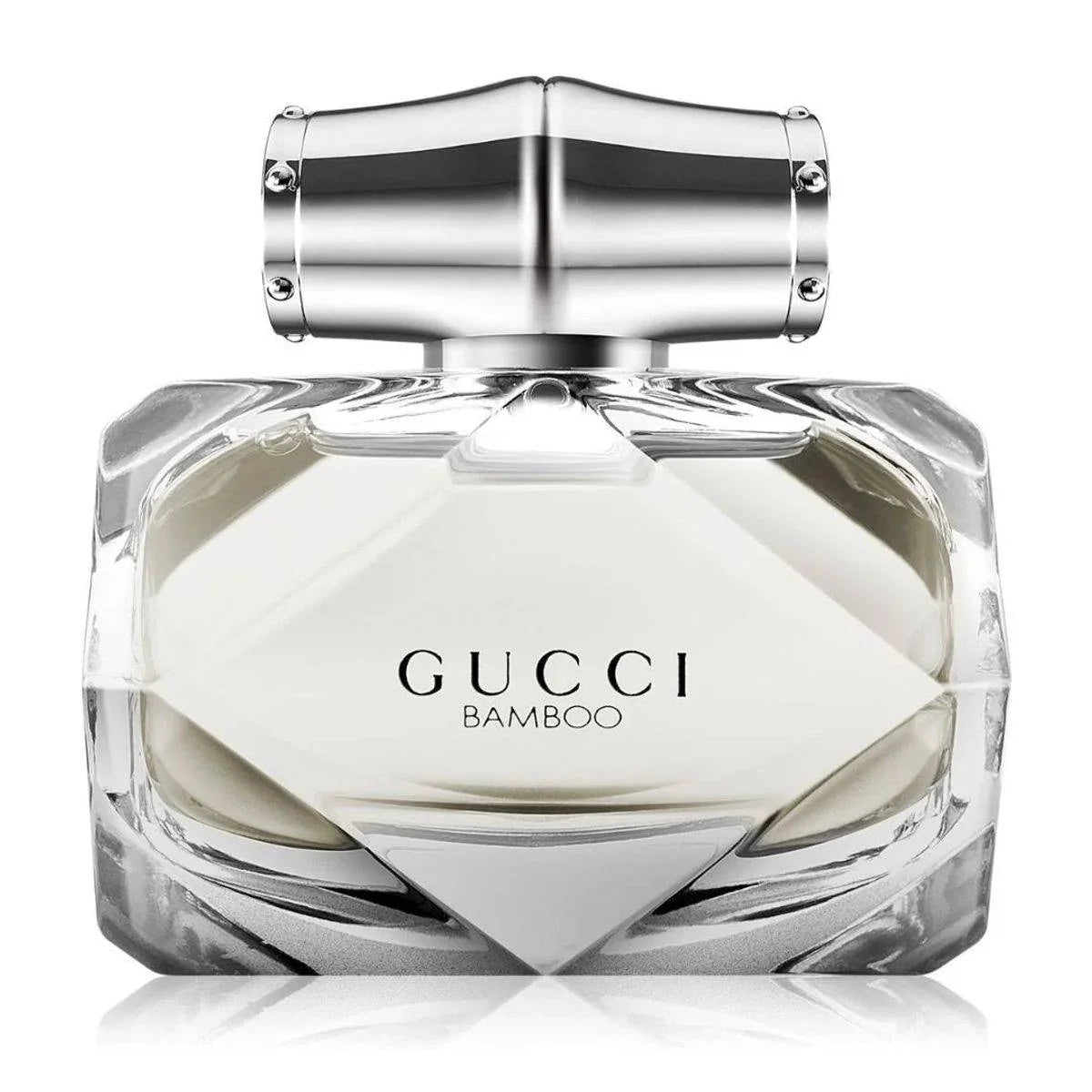 Gucci Bamboo Eau de Parfum 75ml bottle with ridged bamboo-inspired glass