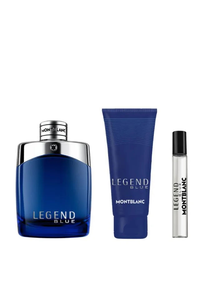 Montblanc Legend Blue Eau De Parfum 100ml + 7.5ml + Shower gel 100ml