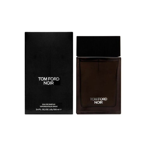 Tom Ford Noir perfume bottle and packaging on a white background
