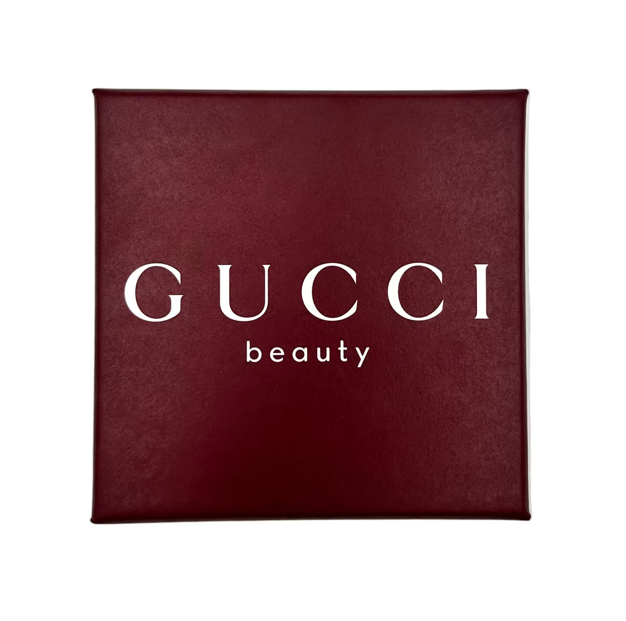 Gucci beauty discovery set box on a white background