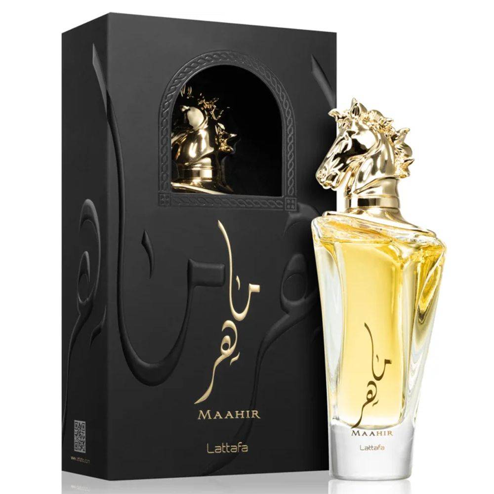 Lattafa Maahir Eau de Parfum 100ml fragrance bottle