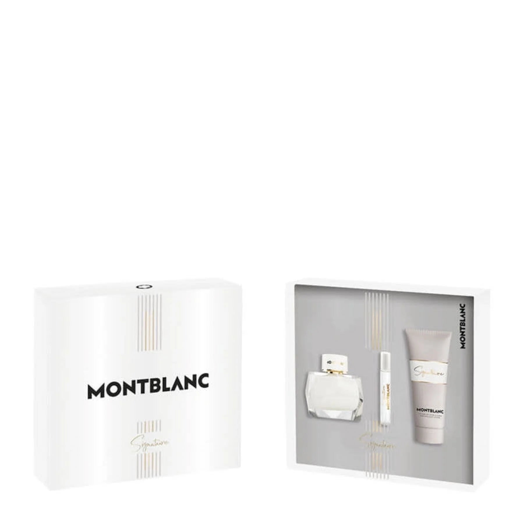 Montblanc Signature Eau De Parfum 90ml 7.5ml and Body Lotion 100ml luxury floral fragrance set