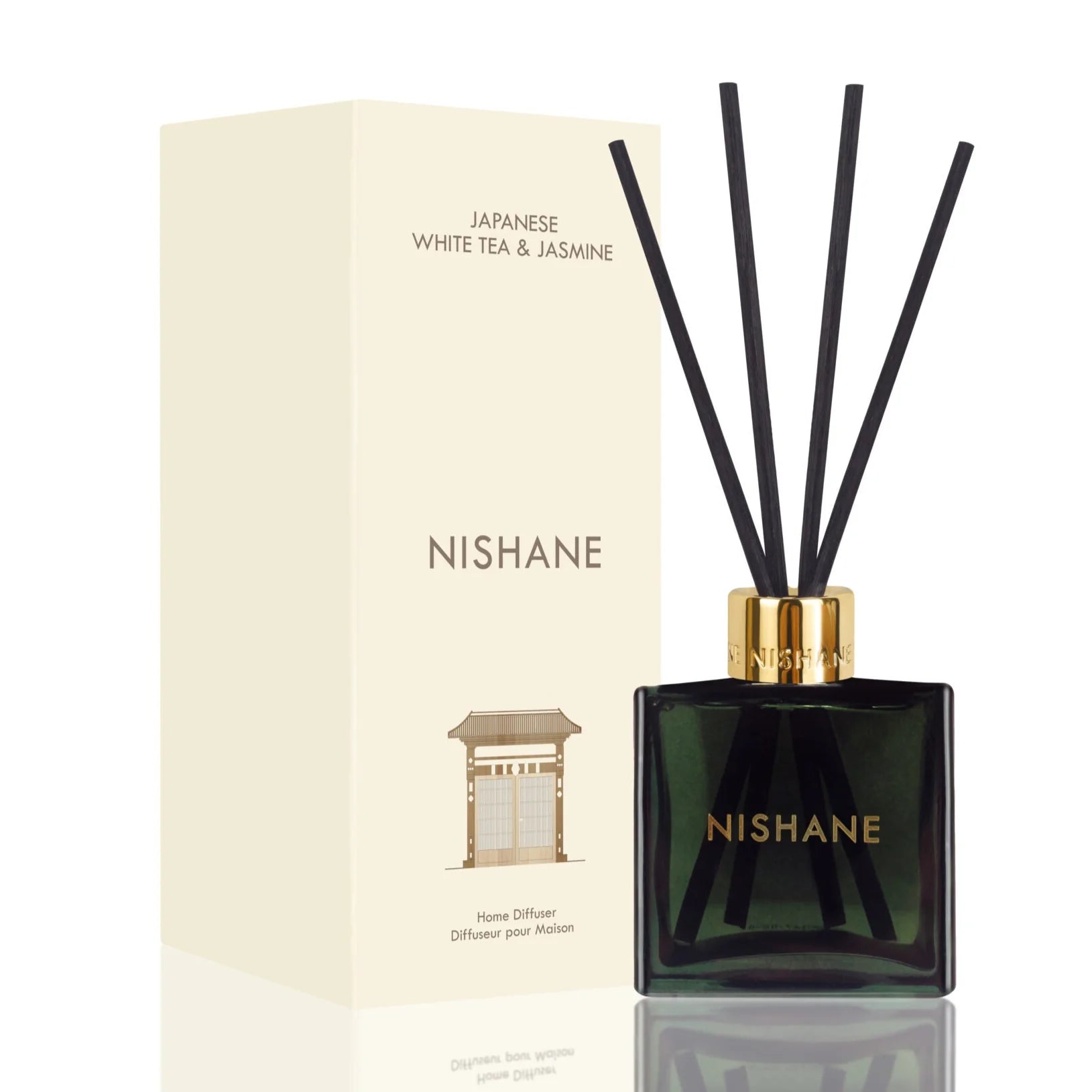 nishane japanese white tea and jasmine home diffuser 200ml