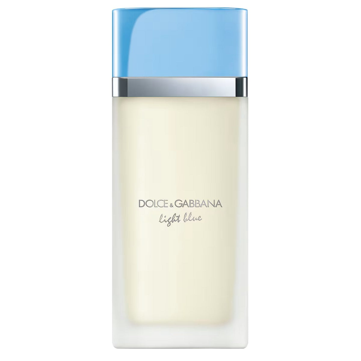Dolce & Gabbana Light Blue Eau de Toilette 200ml bottle with sculpted carafe-shaped glass design