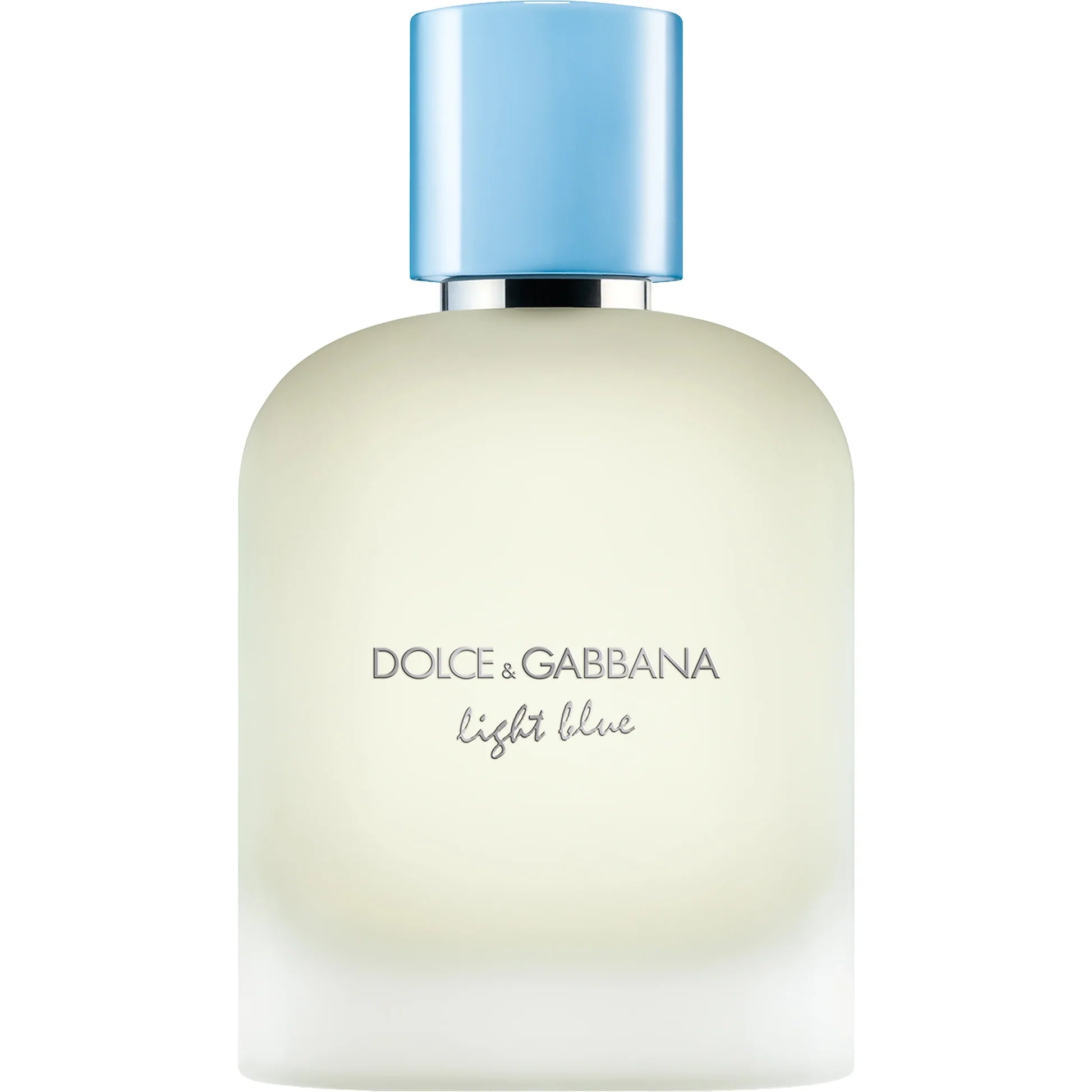 Dolce & Gabbana Light Blue Pour Homme 100ml bottle in cool blue sculpted glass