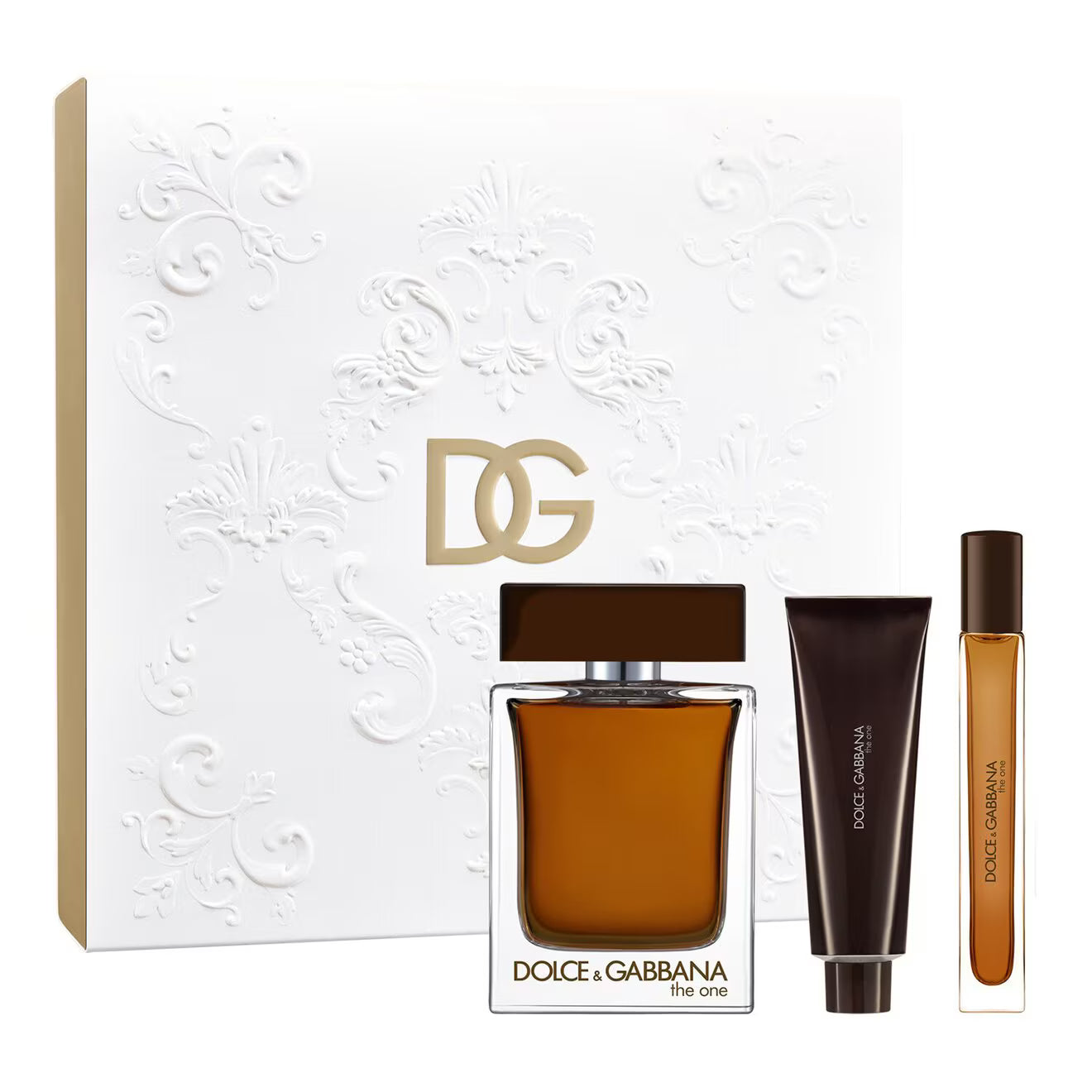 Dolce & Gabbana The One Pour Homme Eau de Parfum 100ml with 10ml travel spray and 50ml shower gel gift set
