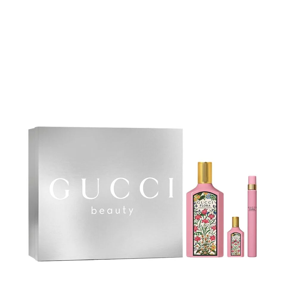 Gucci Flora Gorgeous Gardenia Eau De Parfum 100ml 10ml 5ml joyful luminous floral fragrance set