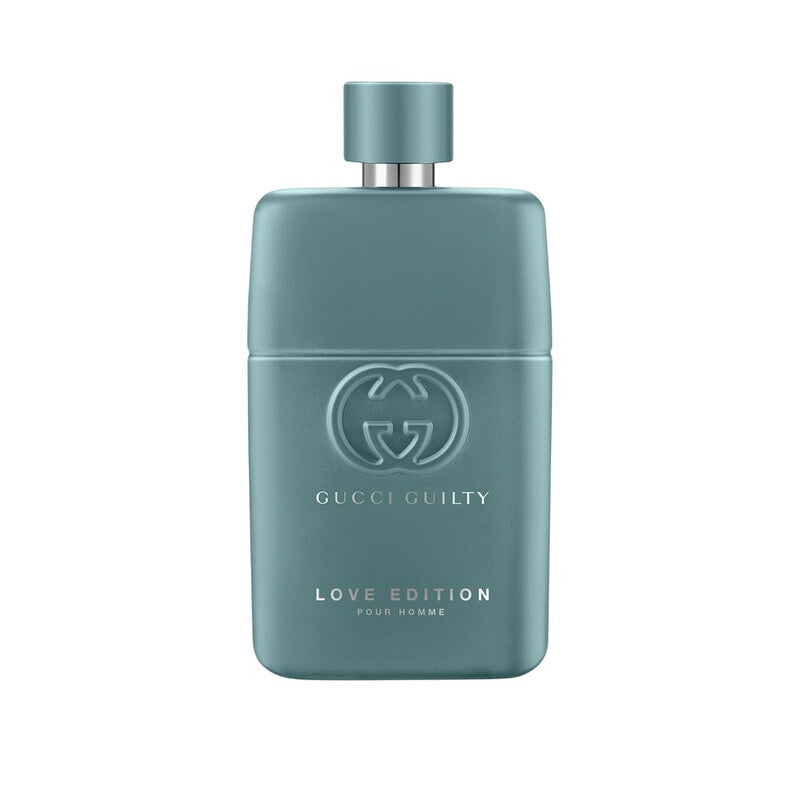 Gucci Guilty Love Edition Pour Homme Eau de Parfum 90ml in the almond green bottle