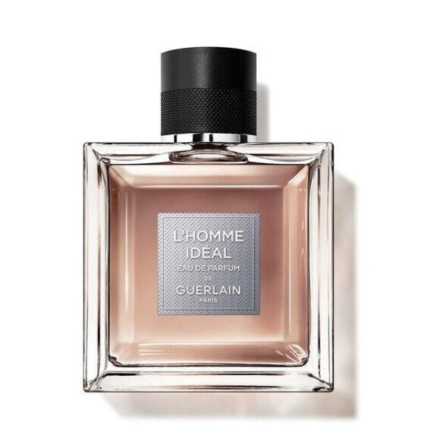 Guerlain L'Homme Idéal Eau de Parfum 100ml in the iconic Guerlain bottle with deep amber juice