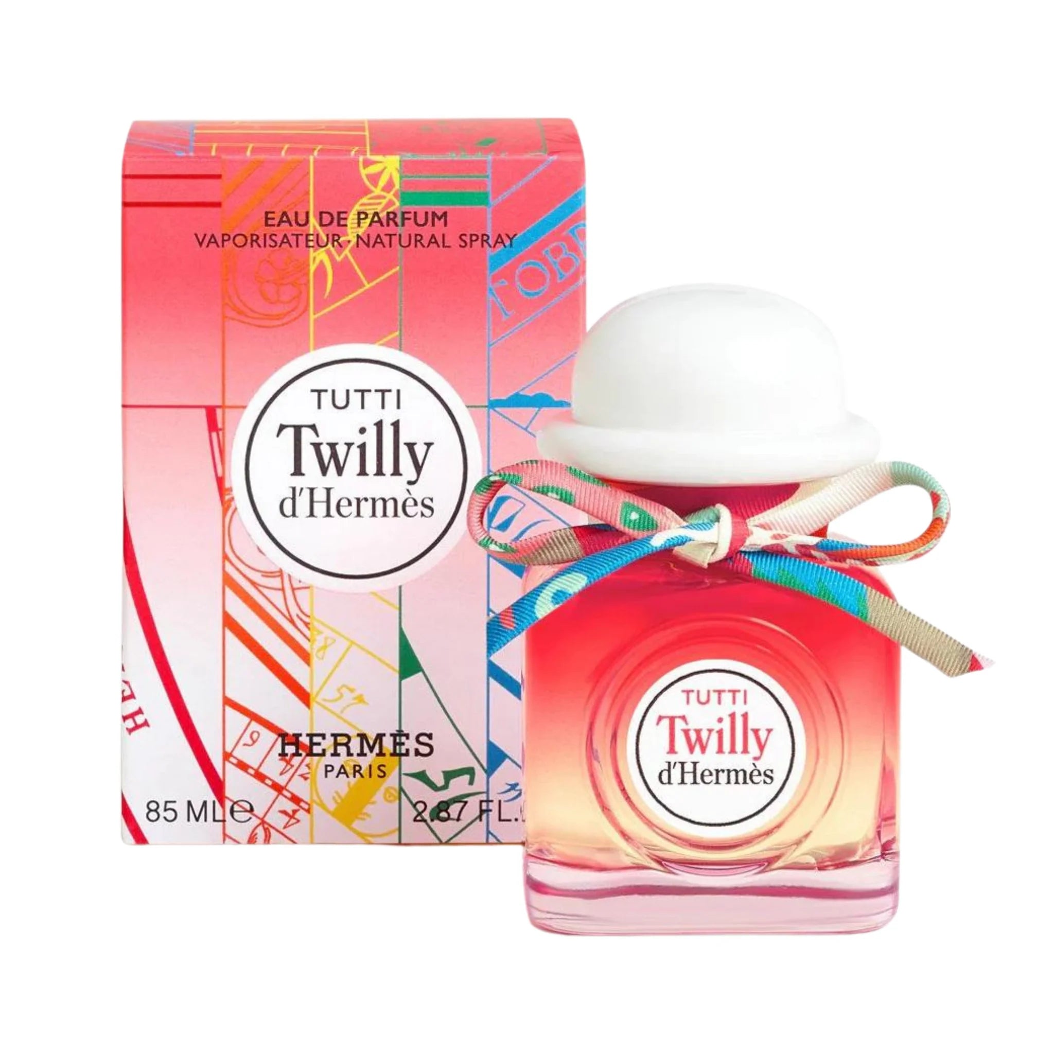 Hermès Tutti Twilly d'Hermès Eau de Parfum 85ml bottle with silk ribbon