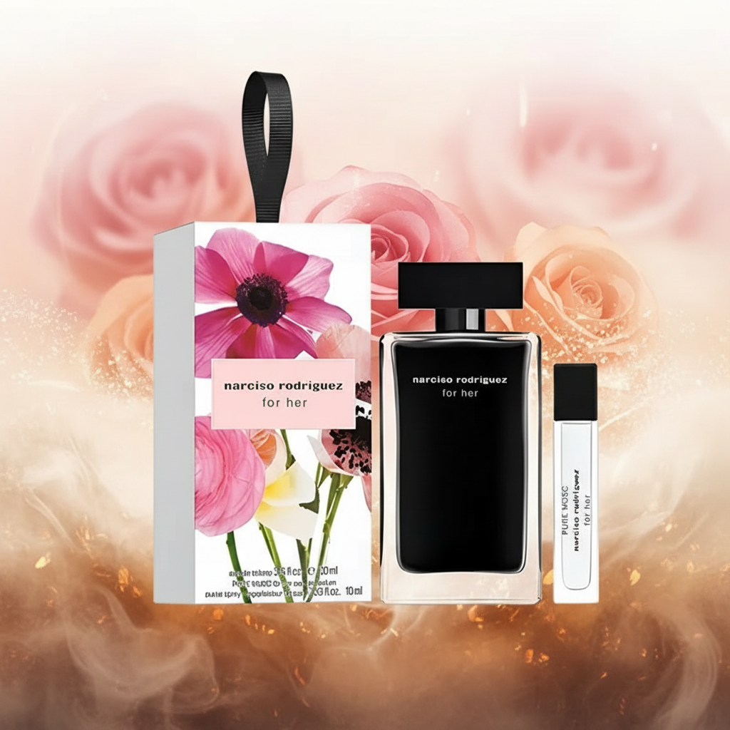 Narciso Rodriguez For Her Eau De Toilette + Pure Musc Eau De Parfum Set