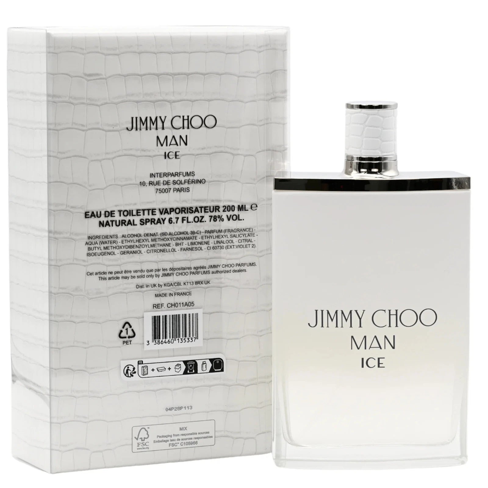 Jimmy Choo Man Ice Eau De Toilette 200ml