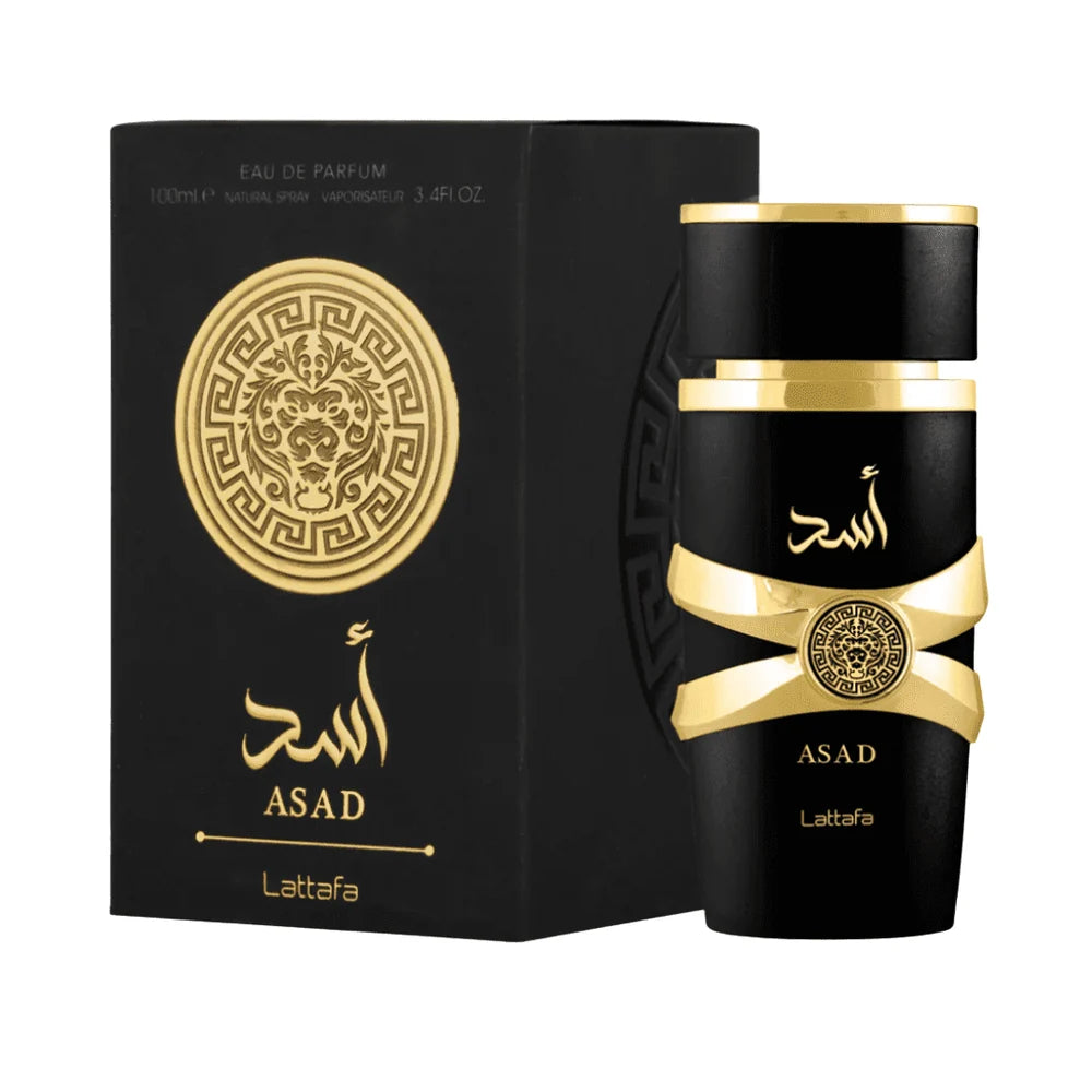 Lattafa Asad Eau de Parfum 100ml men's fragrance bottle
