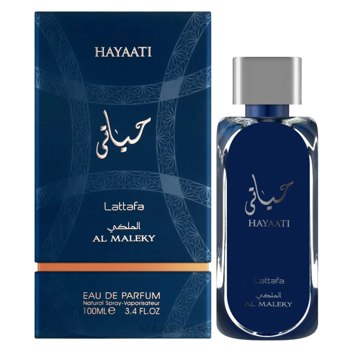 Lattafa Hayaati Al Maleky Eau de Parfum 100ml bottle