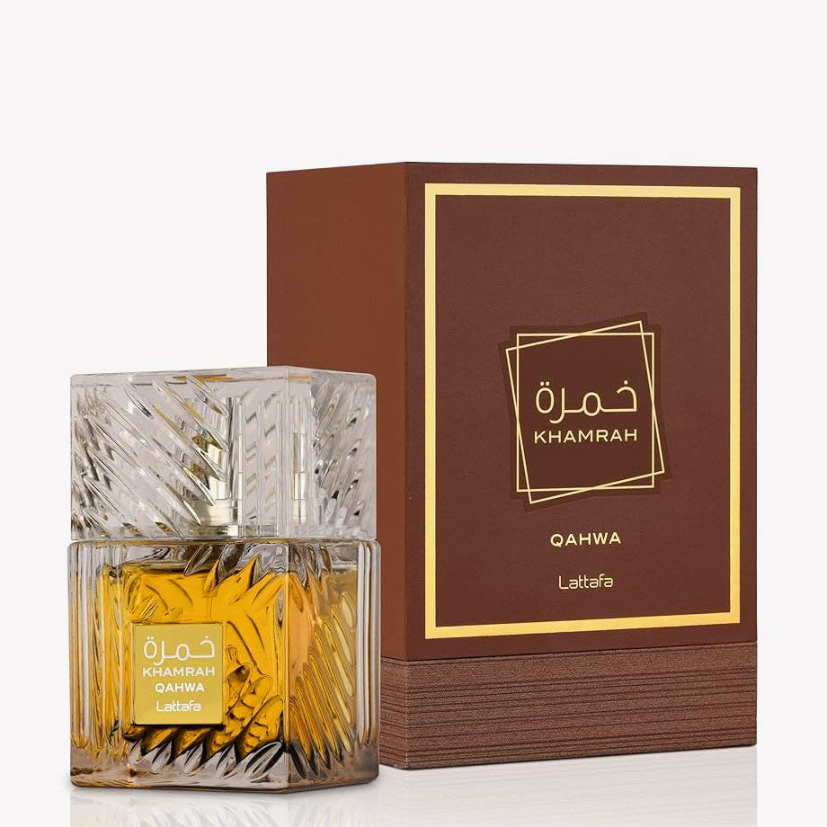 Lattafa Khamrah Qahwa Eau de Parfum 100ml unisex bottle