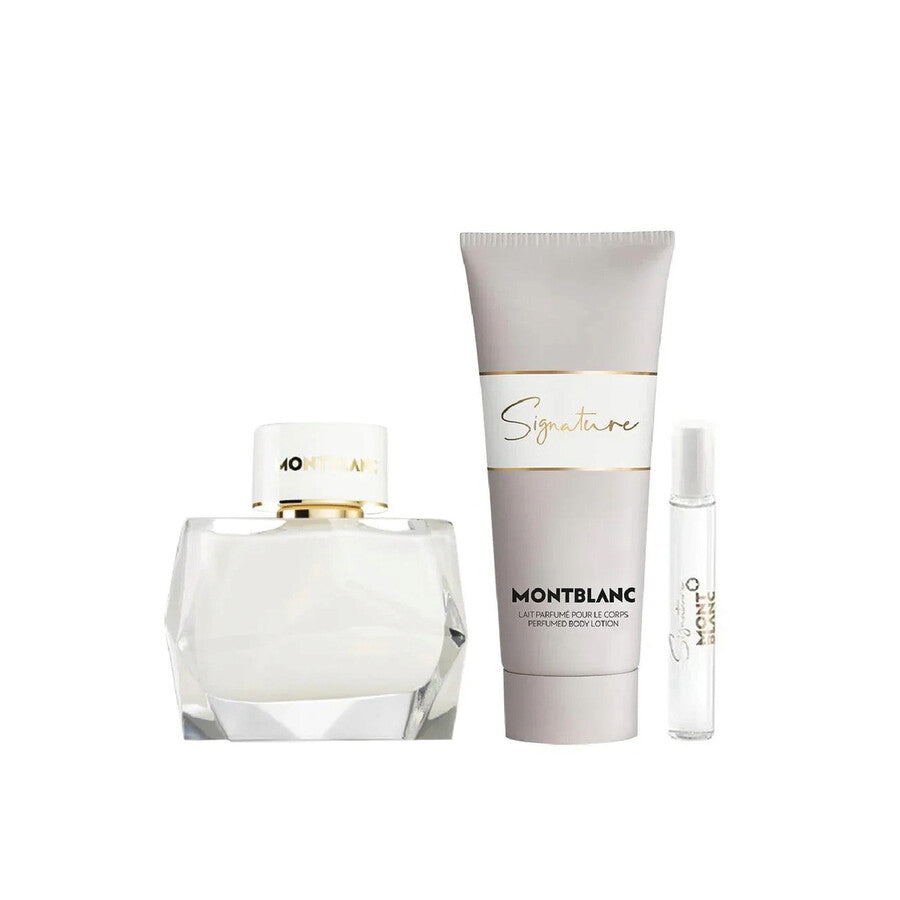 Montblanc Signature Eau De Parfum 90ml 7.5ml and Body Lotion 100ml