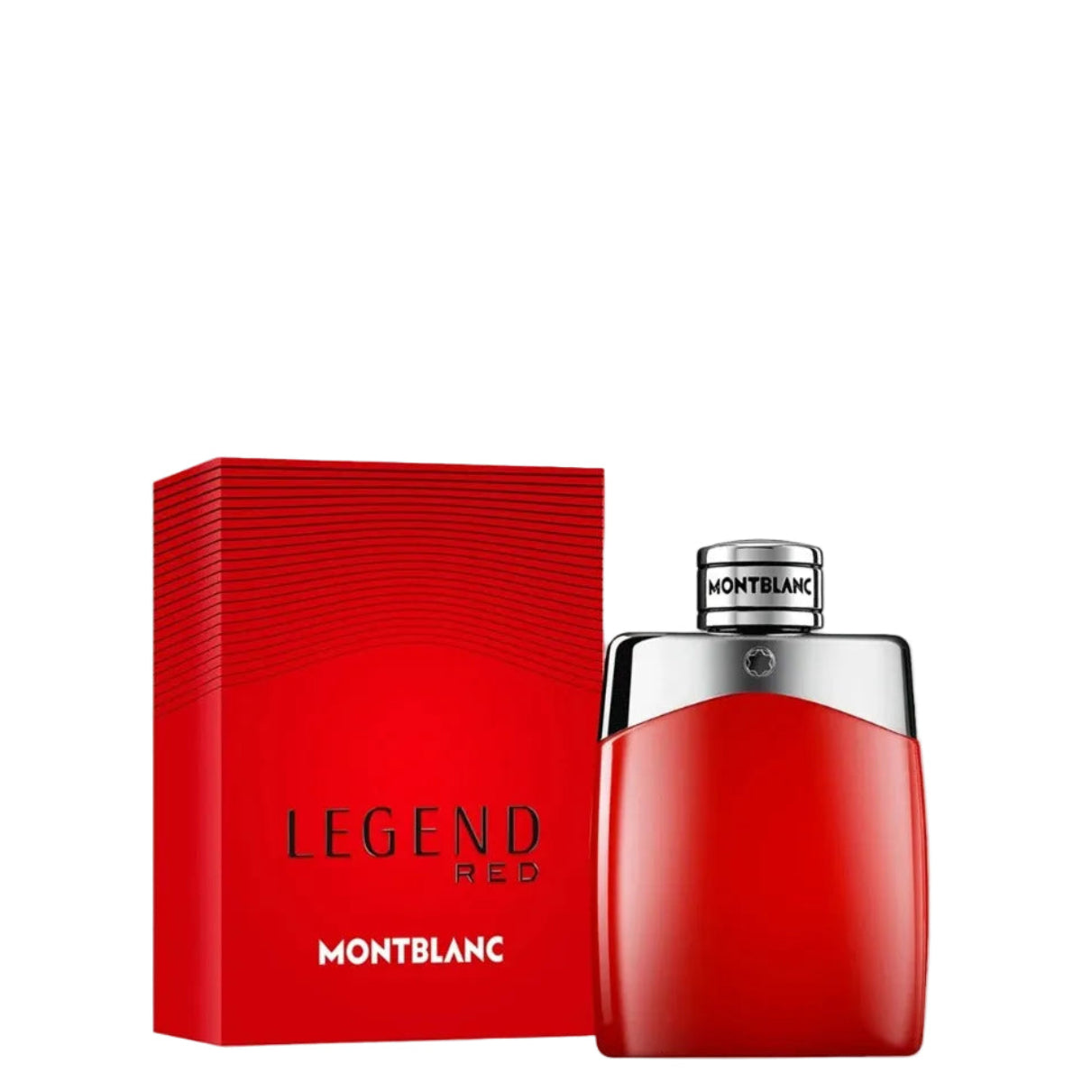 Mont Blanc Legend Red Eau de Parfum 200ml bottle in deep red pen-inspired glass