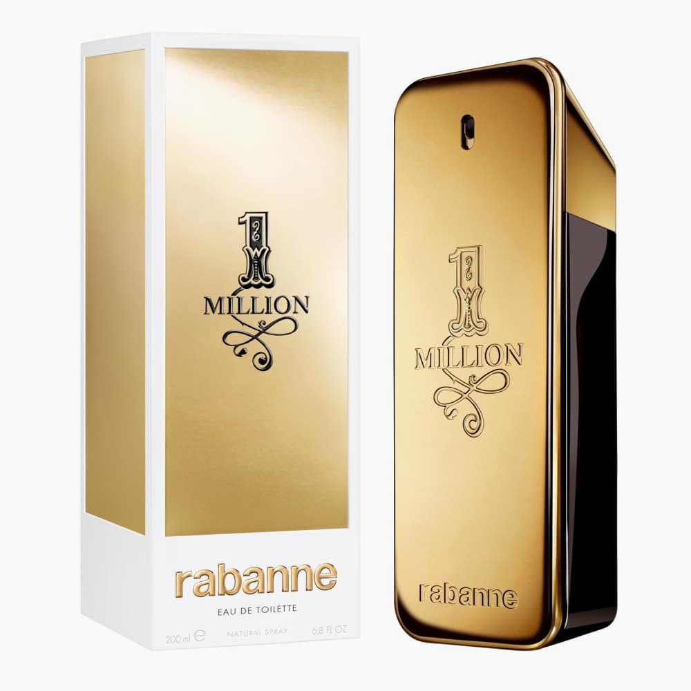 Rabanne 1 million edt 200ml bottle and packaging