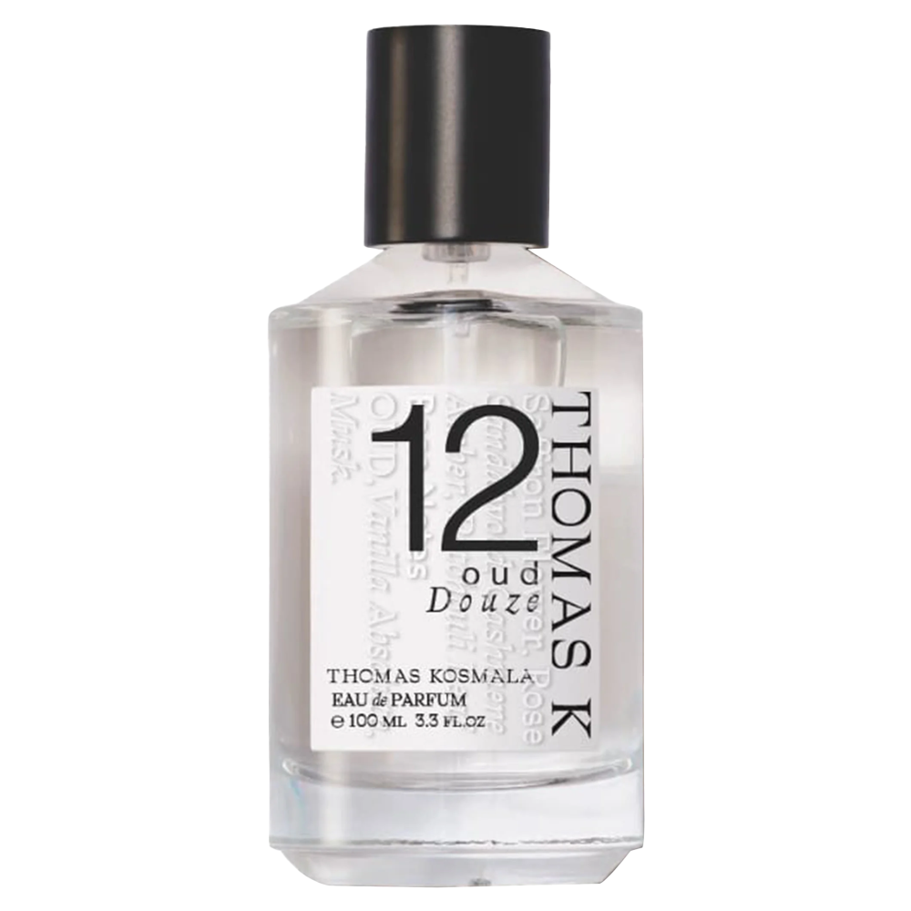 Thomas Kosmala No. 12 Oud Douze Eau de Parfum 100ml in the brand's minimalist glass bottle