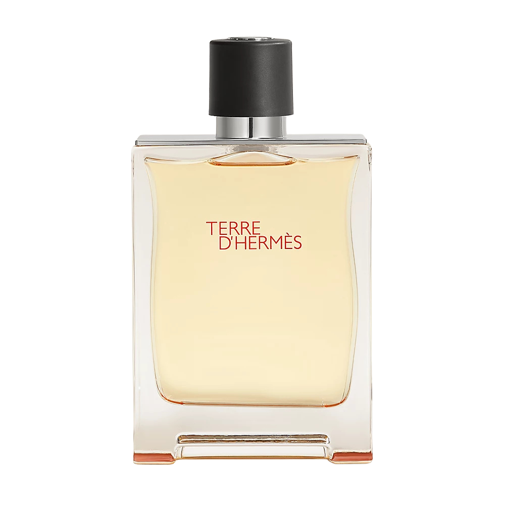 Hermès Terre d'Hermès Eau de Toilette 200ml in the iconic orange H engraved glass bottle