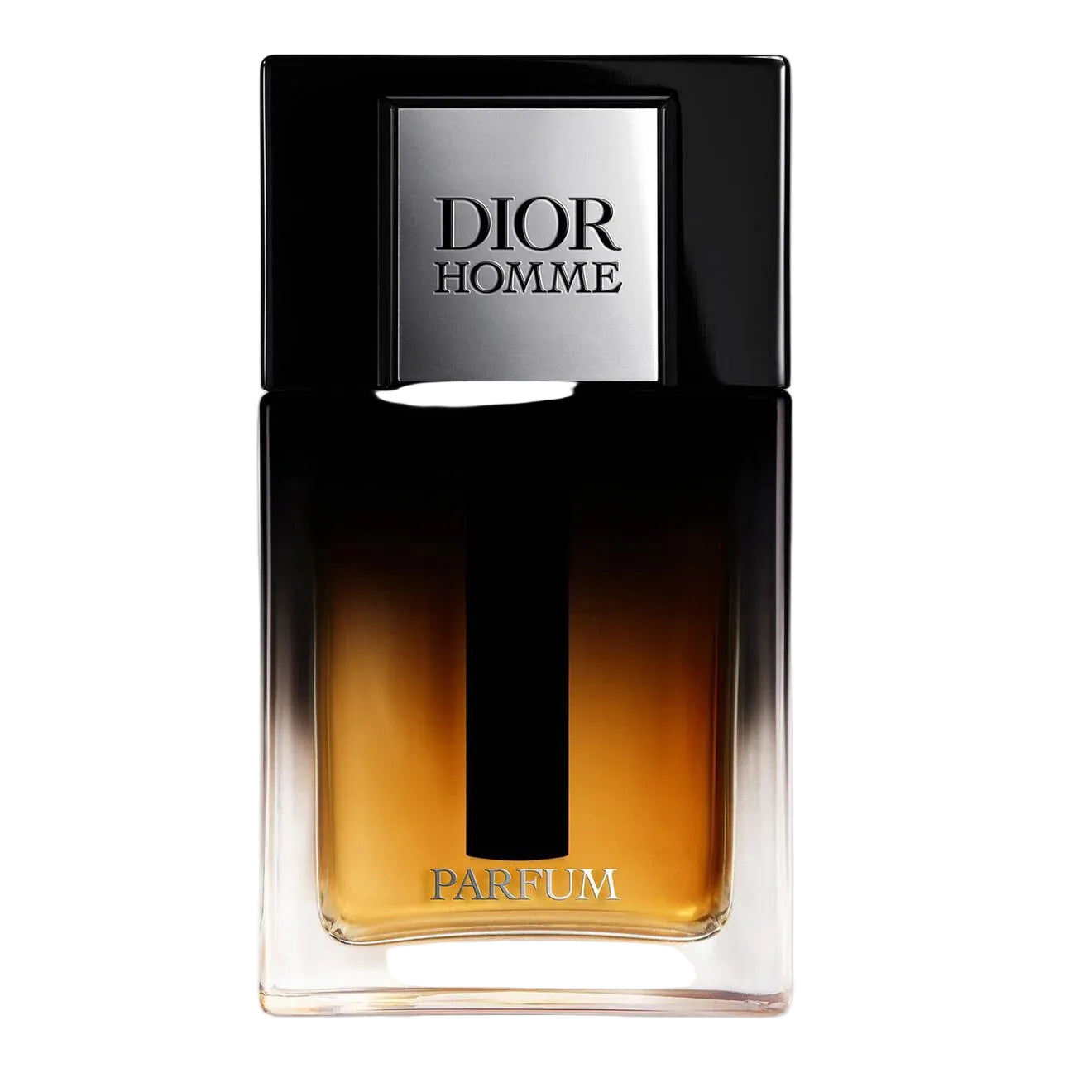 Dior Homme parfum bottle on a white background