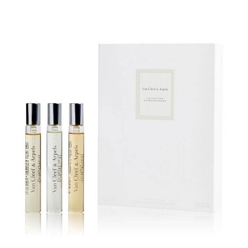 Van Cleef & Arpels Collection Extraordinaire dab-on set with three 7.5mls — Ambre Impérial, Bois d'Amande and Moonlight Patchouli 