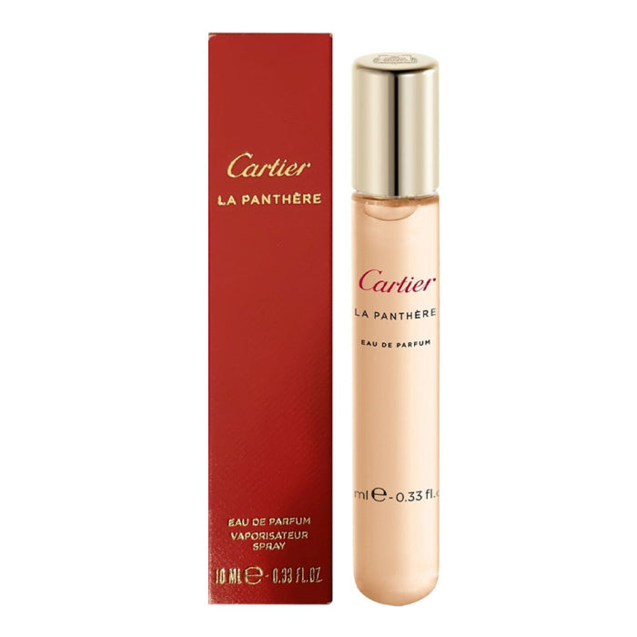 cartier la panthère eau de parfum 10ml perfume bottle and packaging