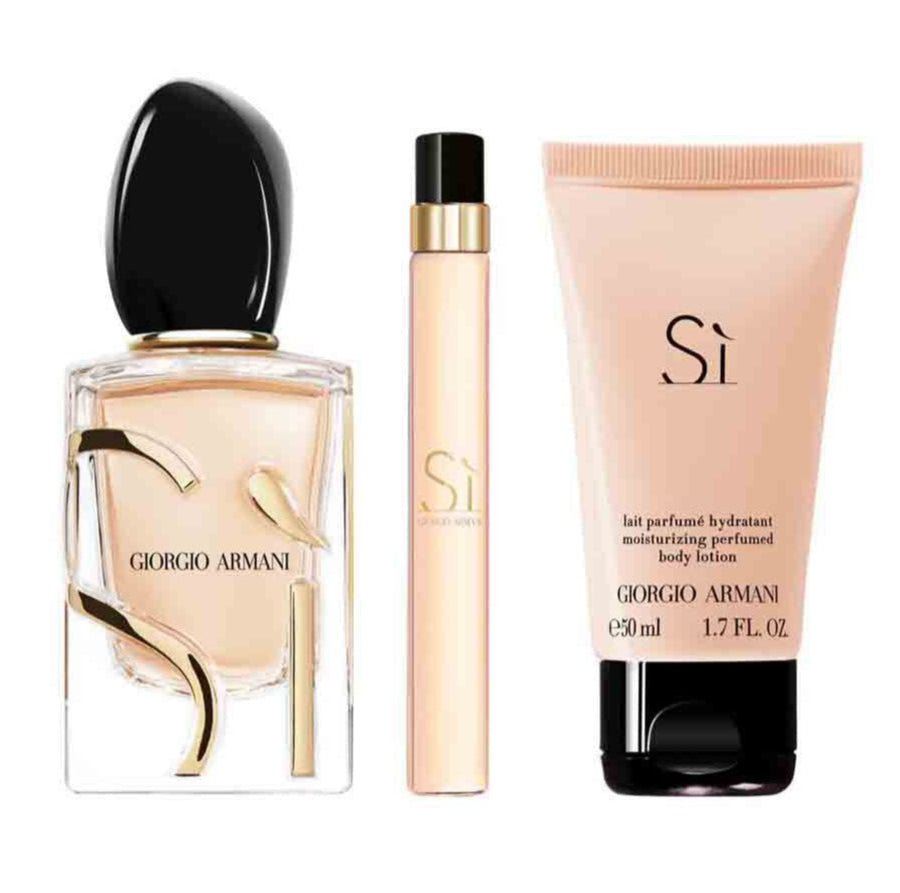 Giorgio Armani Sì Eau De Parfum and body lotion