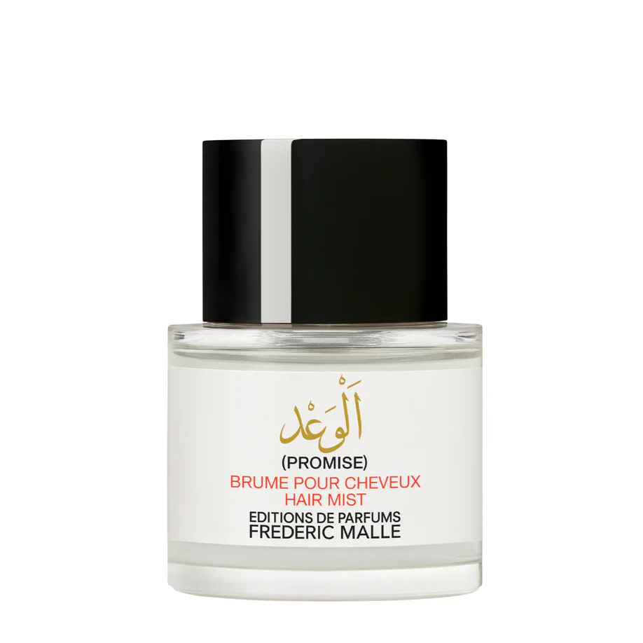 Luxury oriental-spicy hair mist with apple, rose, patchouli and oud – lightweight, hydrating fragrance in 50ml bottle