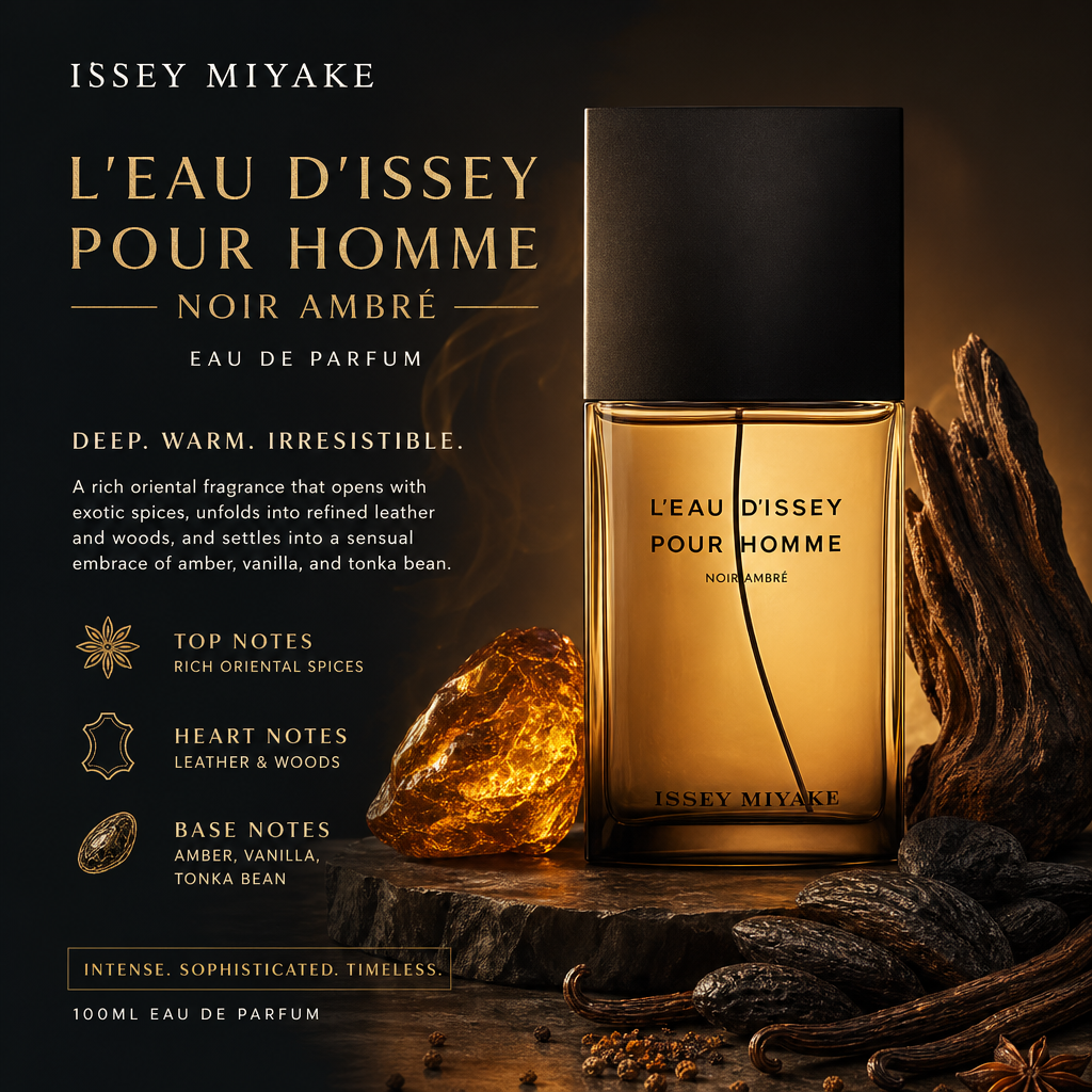 Issey Miyake Noir Ambré Eau De Parfum 100ml
