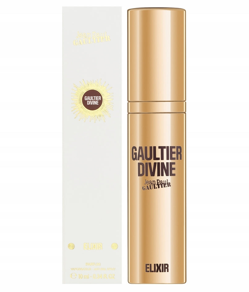 Jean Paul Gaultier Divine Elixir Parfum 10ml in a gold bottle