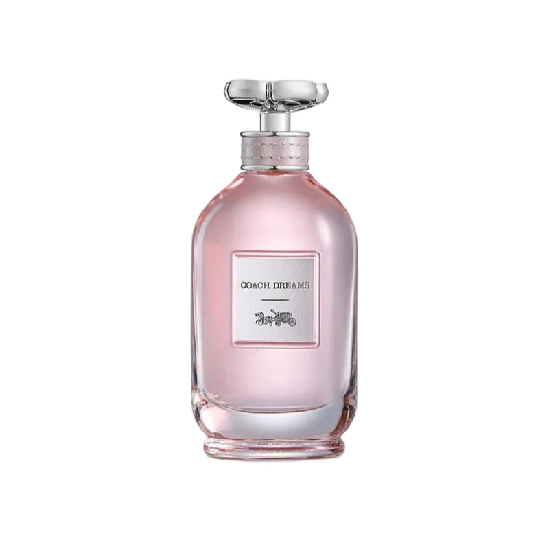 Coach Dreams Eau De Parfum 90ml bottle in elegant apothecary-inspired design with floral fragrance notes