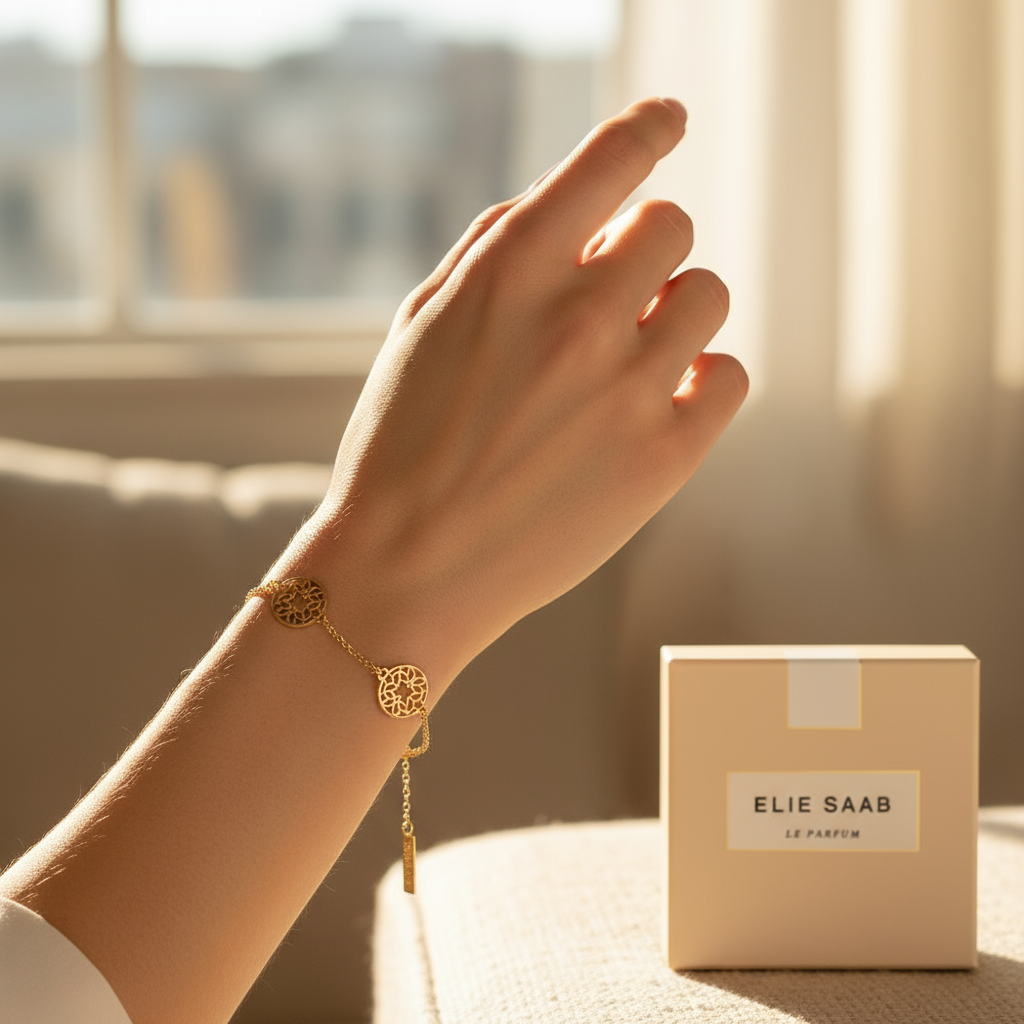 Elie Saab Parfums Le Parfum Gold Bracelet