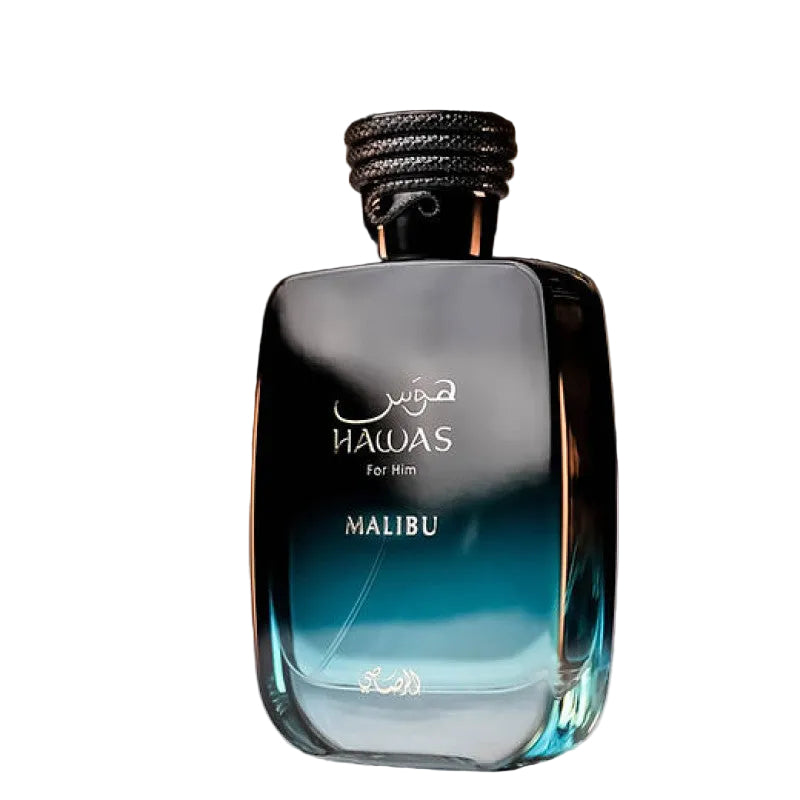 Rasasi Hawas Malibu Eau De Parfum 100ml bottle