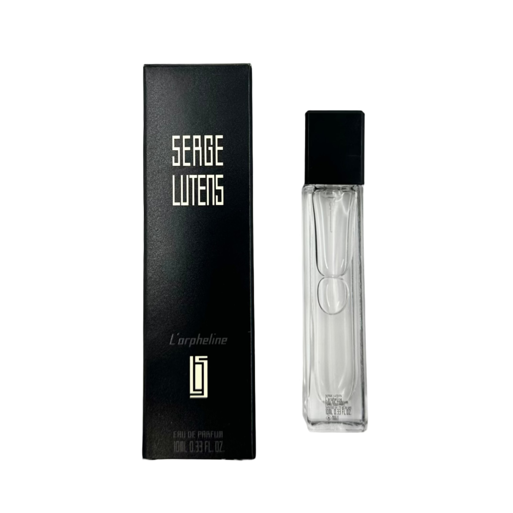 Serge lutens l'orpheline 10ml with bottle and packaging