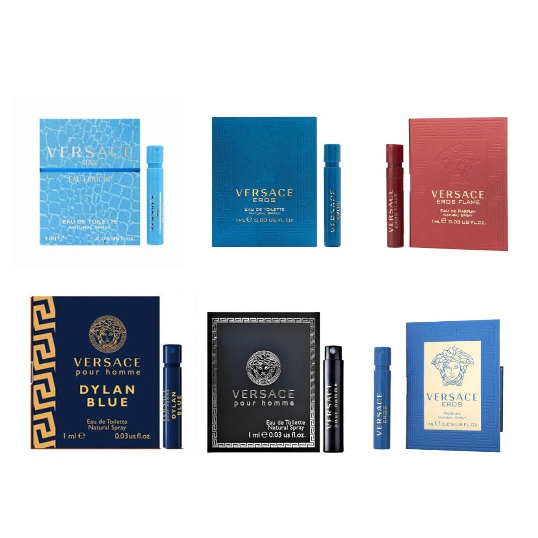 1ml x 6 Versace perfumes as a discovery set