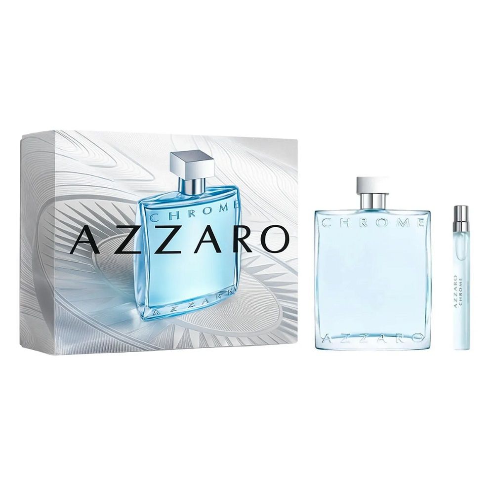 Azzaro chrome edt 200ml plus 10ml set