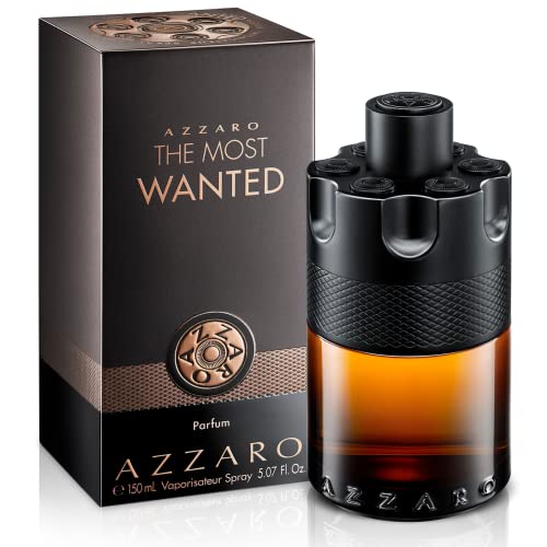 Azzaro The Most Wanted Parfum 150ml in the iconic black geometric bottle