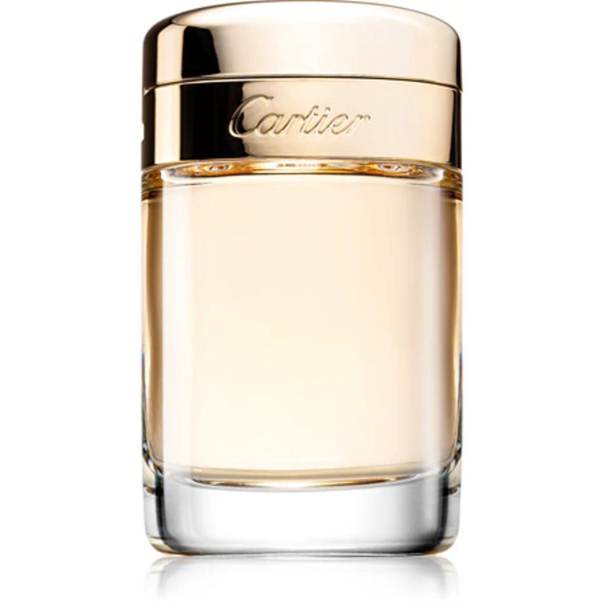 Cartier Baiser Volé Eau de Parfum 100ml in an elegant clear glass bottle with golden stopper and Cartier branding