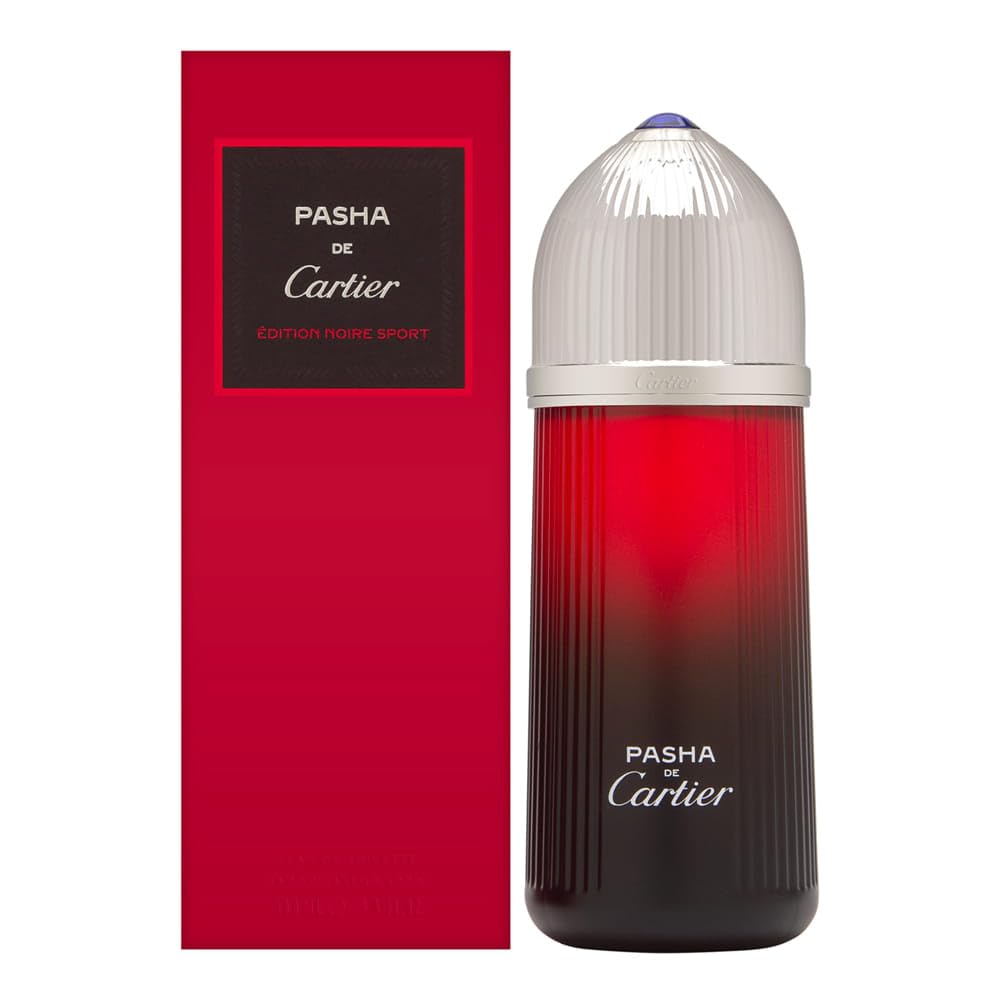Cartier Pasha de Cartier Edition Noire Sport Eau de Toilette 150ml bottle and packaging