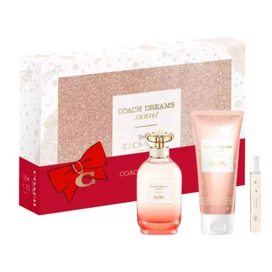 Coach Dreams Sunset Eau De Parfum 90ml + 7.5ml + Body Lotion 100ml
