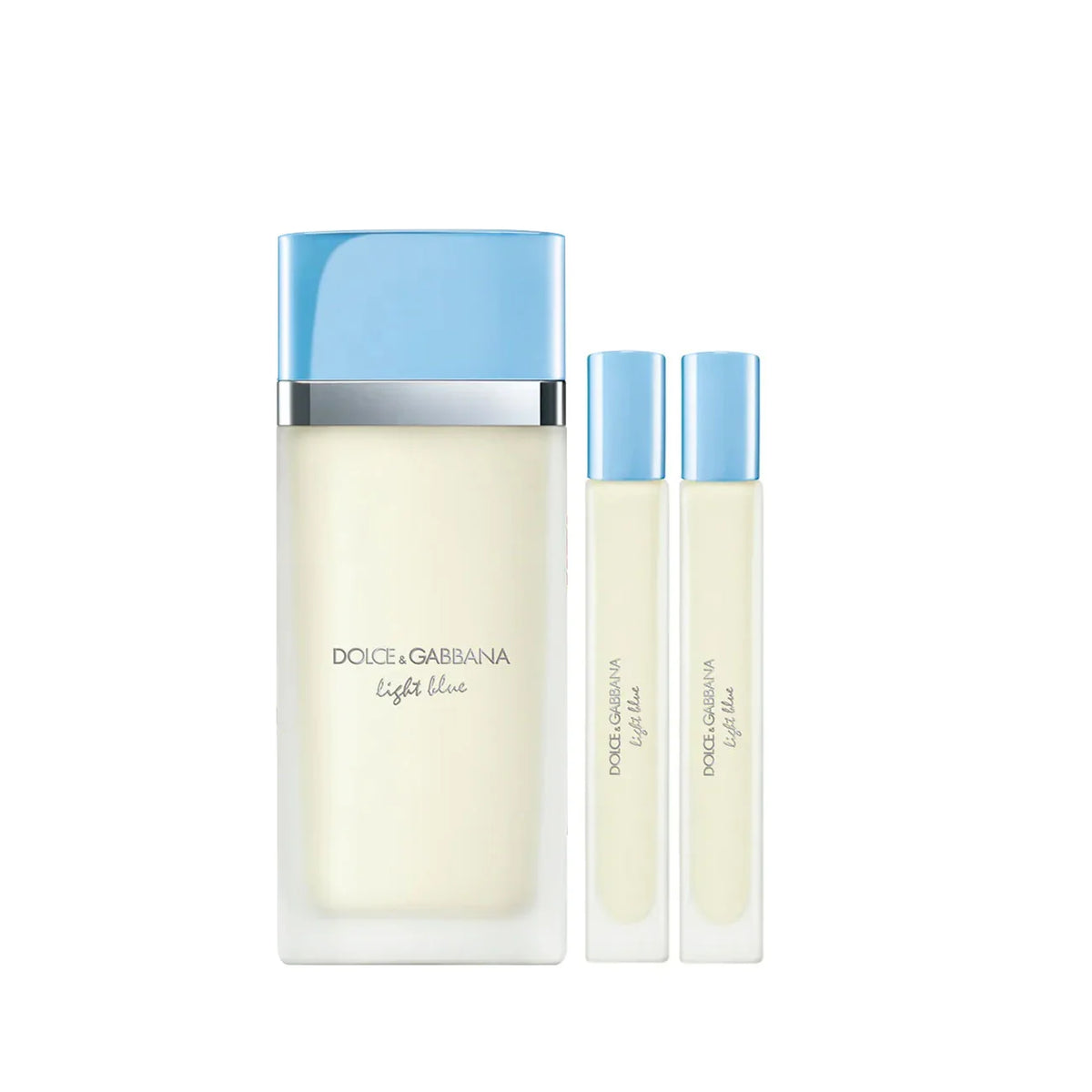 Dolce & Gabbana Light Blue Eau de Toilette 100ml with two 10ml travel sprays