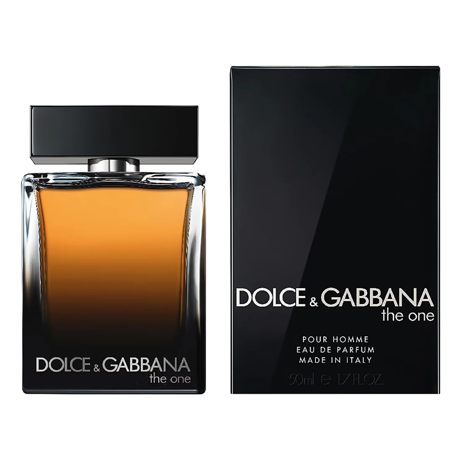 Dolce & Gabbana The One for Men Eau de Parfum 150ml bottle in warm amber-toned glass