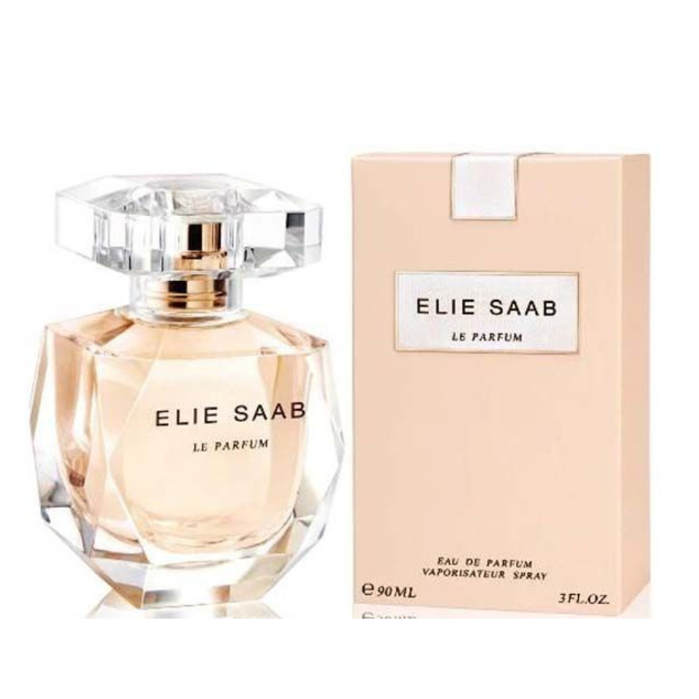 Elie Saab Le Parfum 90ml bottle in Baroque-inspired crystalline glass
