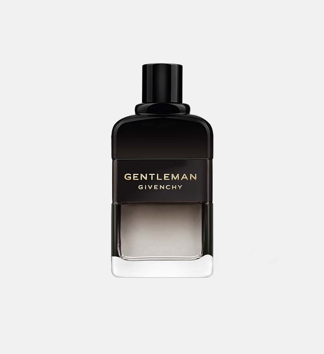 Givenchy Gentleman perfume bottle on a white background