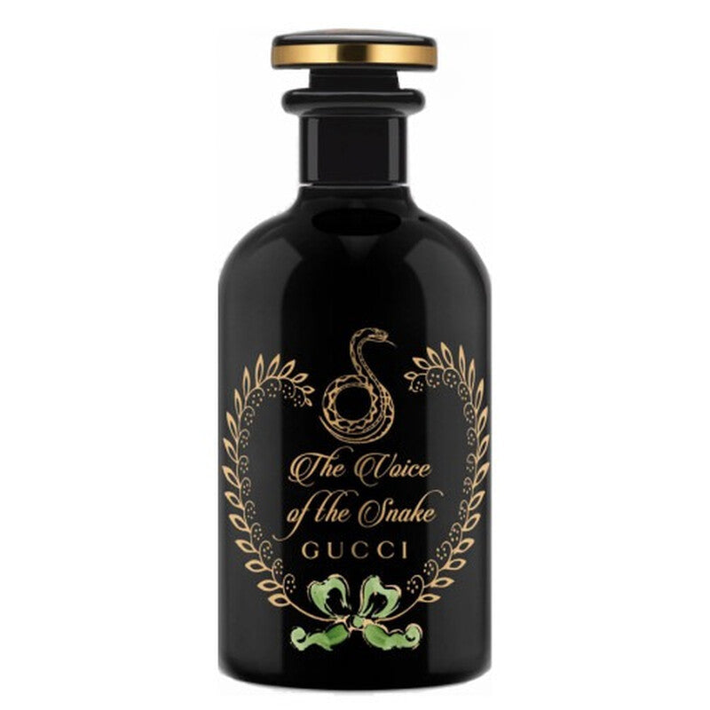 Gucci The Alchemist's Garden The Voice of the Snake Eau de Parfum 100ml in a black lacquered bottle