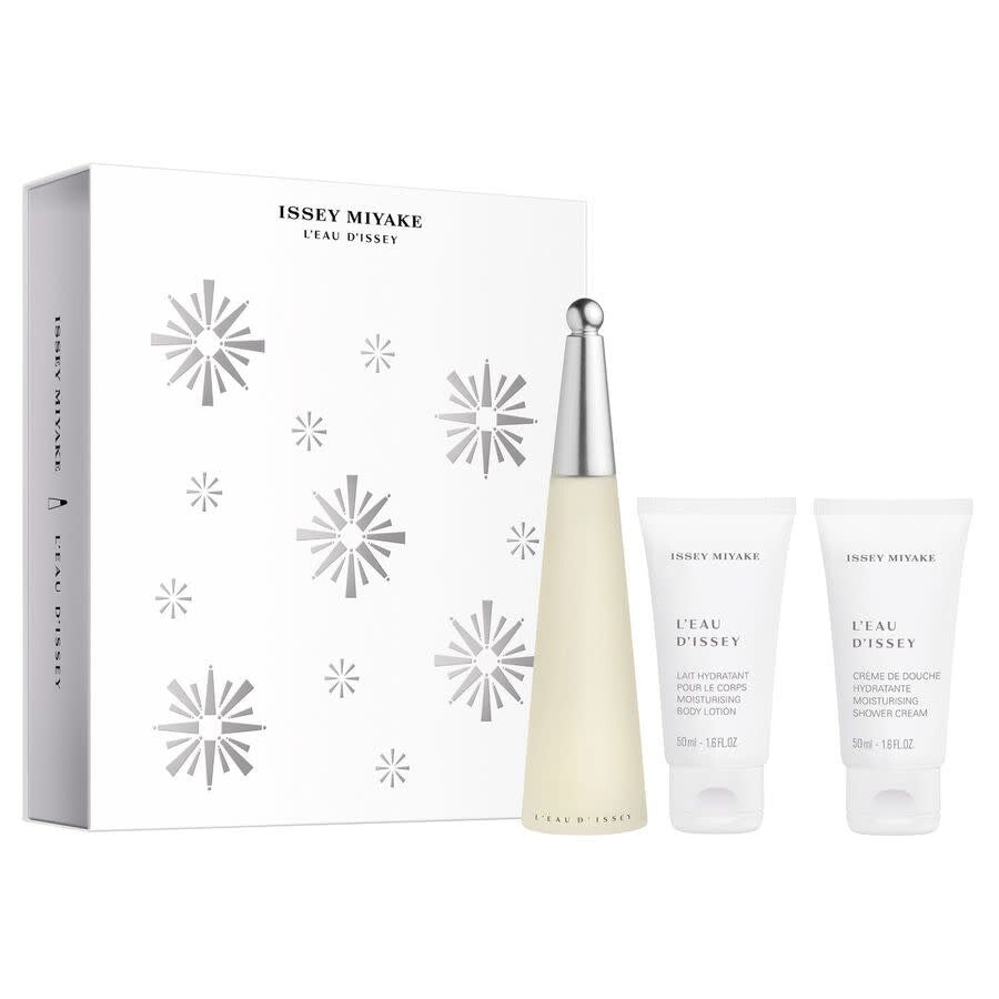 issey miyake l’eau d’issey women eau de toilette gift set 50ml edt + body lotion + shower cream