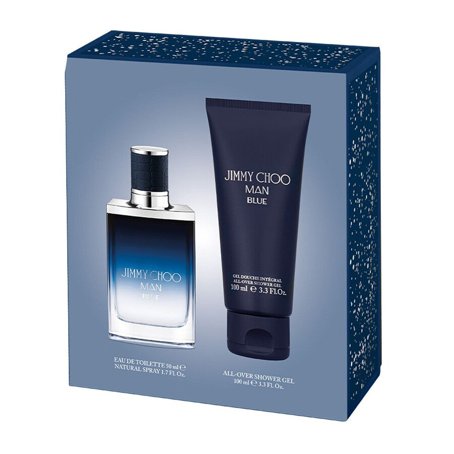 Jimmy Choo Man Blue Eau de Toilette 50ml gift set with 100ml shower gel