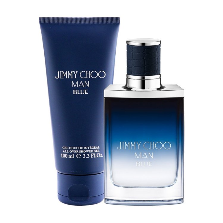 Jimmy Choo Man Blue Eau de Toilette 50ml gift set with 100ml shower gel