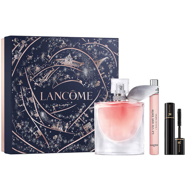lancome la vie est belle eau de parfum 50ml gift set with 10ml and hypnose mascara